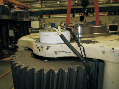 大型齿轮感应加热拆卸